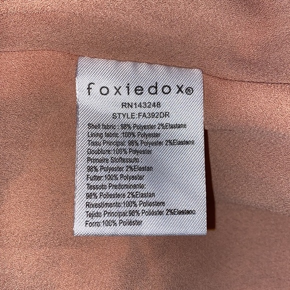 FOXIEDOX strappy midi dress floral print lace detail adjustable straps - Picture 10 of 14